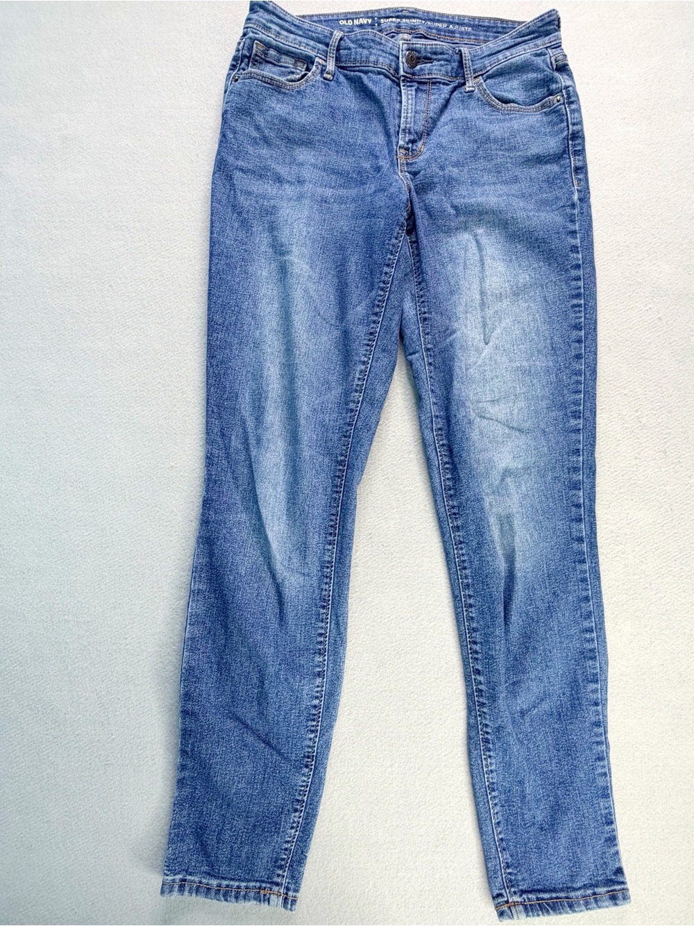 Old Navy Super Skinny Mid Rise Jeans Womens 6 Regular Soft Denim Streetwear